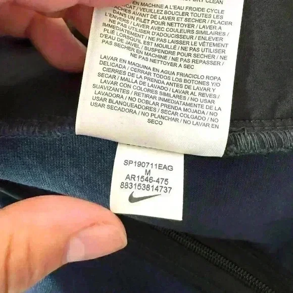 Nike Sportswear Tech Pack Anthracite 1/4 Zip Pullover Fashion Men’s Medium Navy - Picture 14 of 14